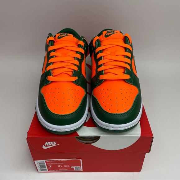 Nike Dunk Low Retro “Miami Hurricanes” 2023 - Picture 2 of 4